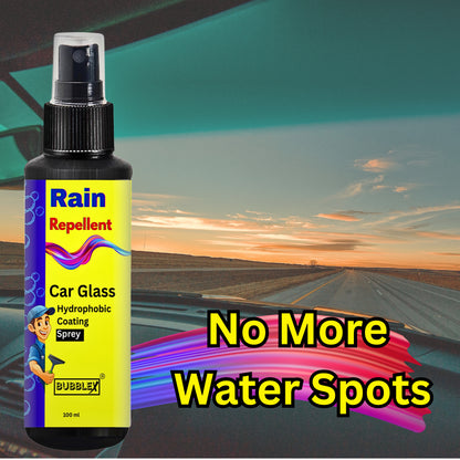 Bubblex Rain Repellent for Automotive Glass – Improved Visibility in Rain